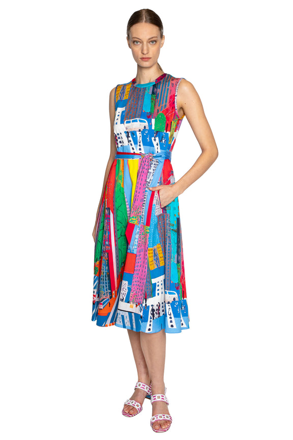 Libertine NYC Lady Printed Sleeveless Midi Dress, Mltpat, Women's, L, Cocktail & Party Wedding Guest Dresses Sleeveless Dresses Libertine NYC Lady Printed Sleeveless Midi Dress, Mltpat, Women's, L, Cocktail & Party Wedding Guest Dresses Sleeveless Dresses