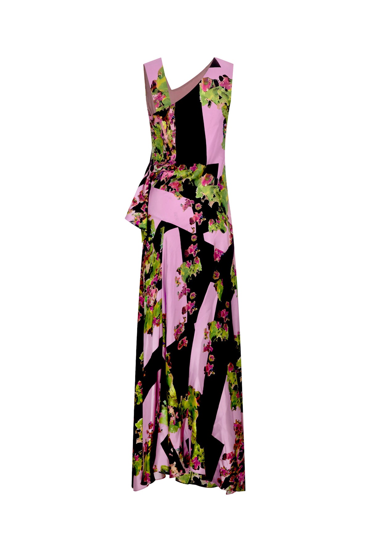 'PINK LONDON TERRACE' CHRISTINE GOWN - - Libertine