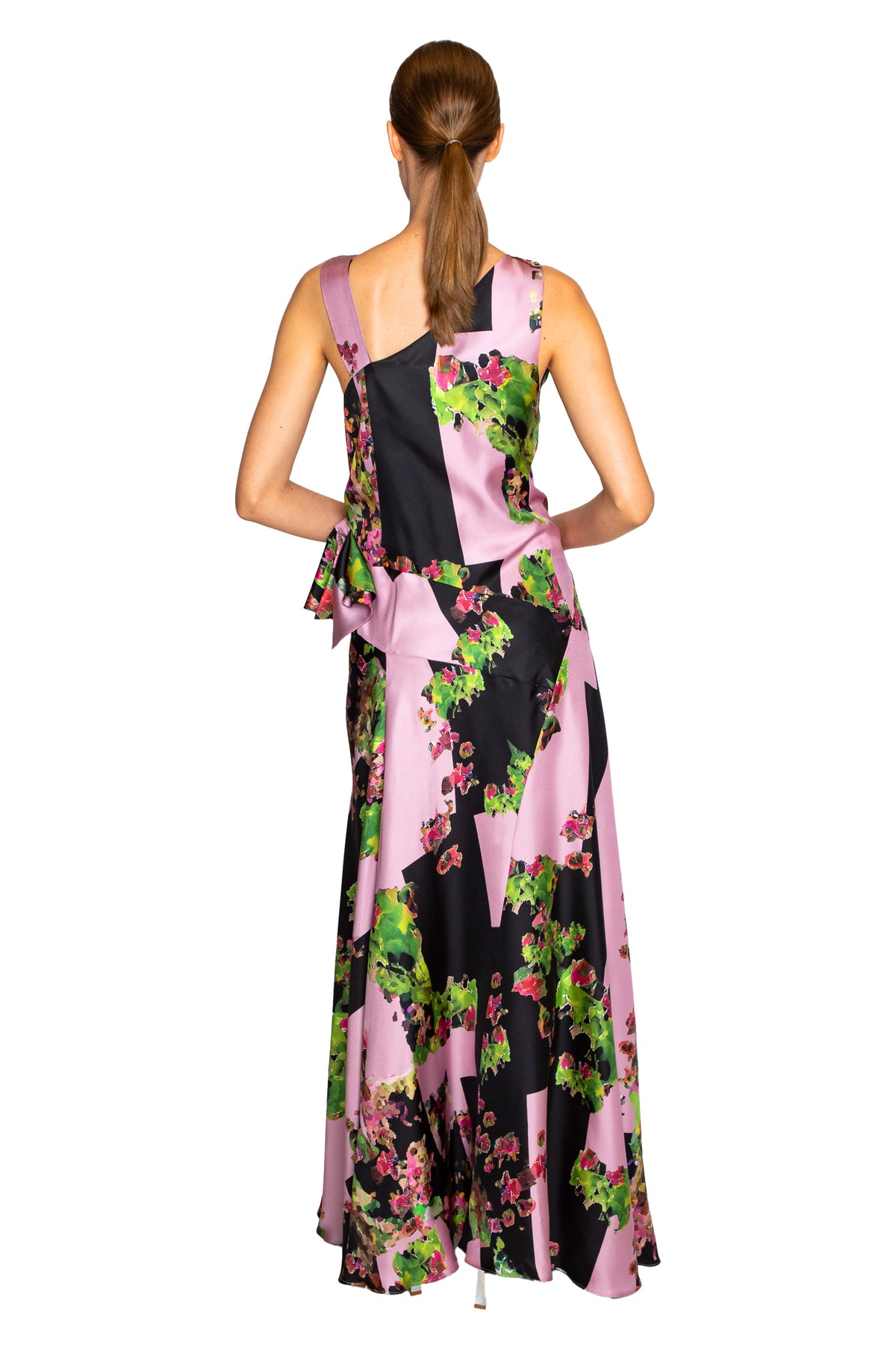 'PINK LONDON TERRACE' CHRISTINE GOWN - - Libertine