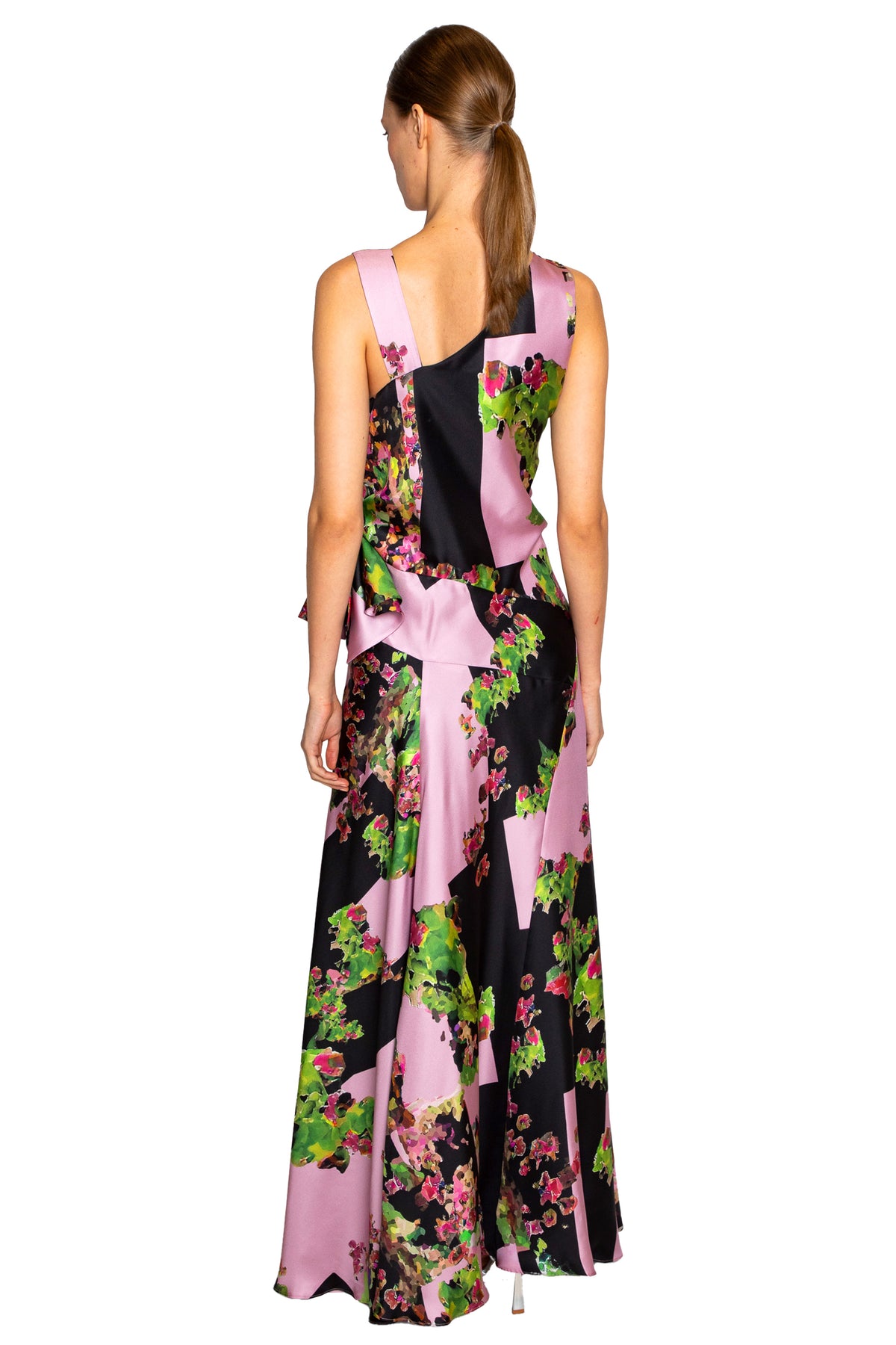 'PINK LONDON TERRACE' CHRISTINE GOWN - - Libertine