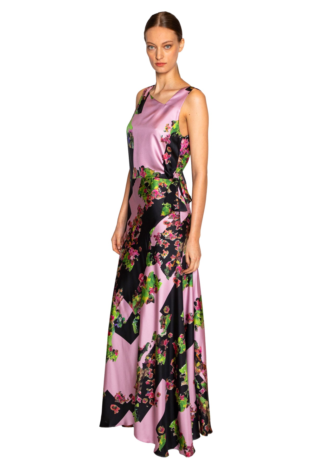 'PINK LONDON TERRACE' CHRISTINE GOWN - - Libertine