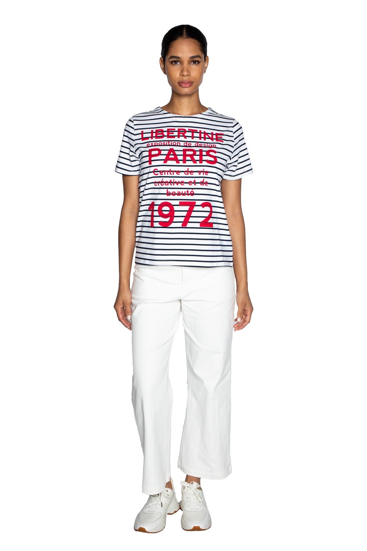 '1972 PARIS' SHORT SLEEVE T SHIRT - - Libertine