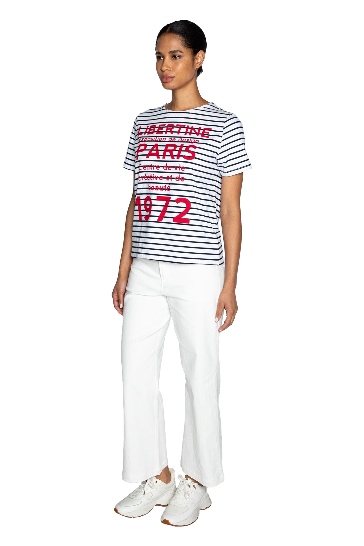 '1972 PARIS' SHORT SLEEVE T SHIRT - - Libertine