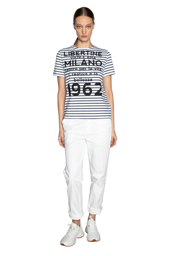 '1962 MILANO' SHORT SLEEVE T SHIRT - - Libertine