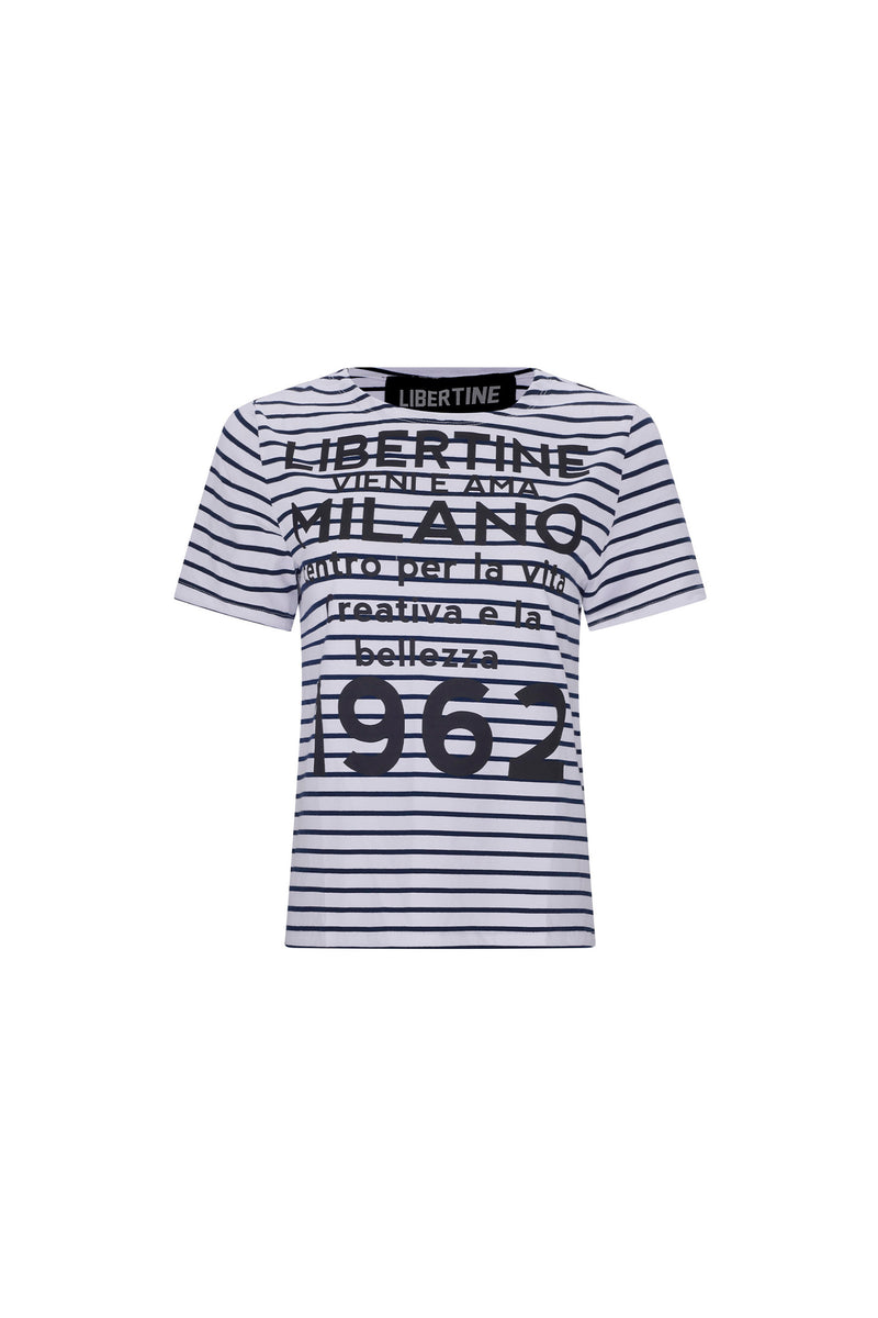 '1962 MILANO' SHORT SLEEVE T SHIRT - - Libertine
