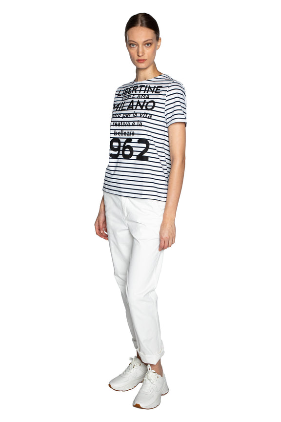 '1962 MILANO' SHORT SLEEVE T SHIRT - - Libertine