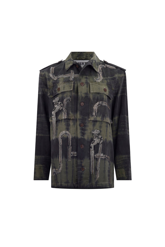'PIPE DOWN' FRENCH MILITARY JACKET - - Libertine - Main image