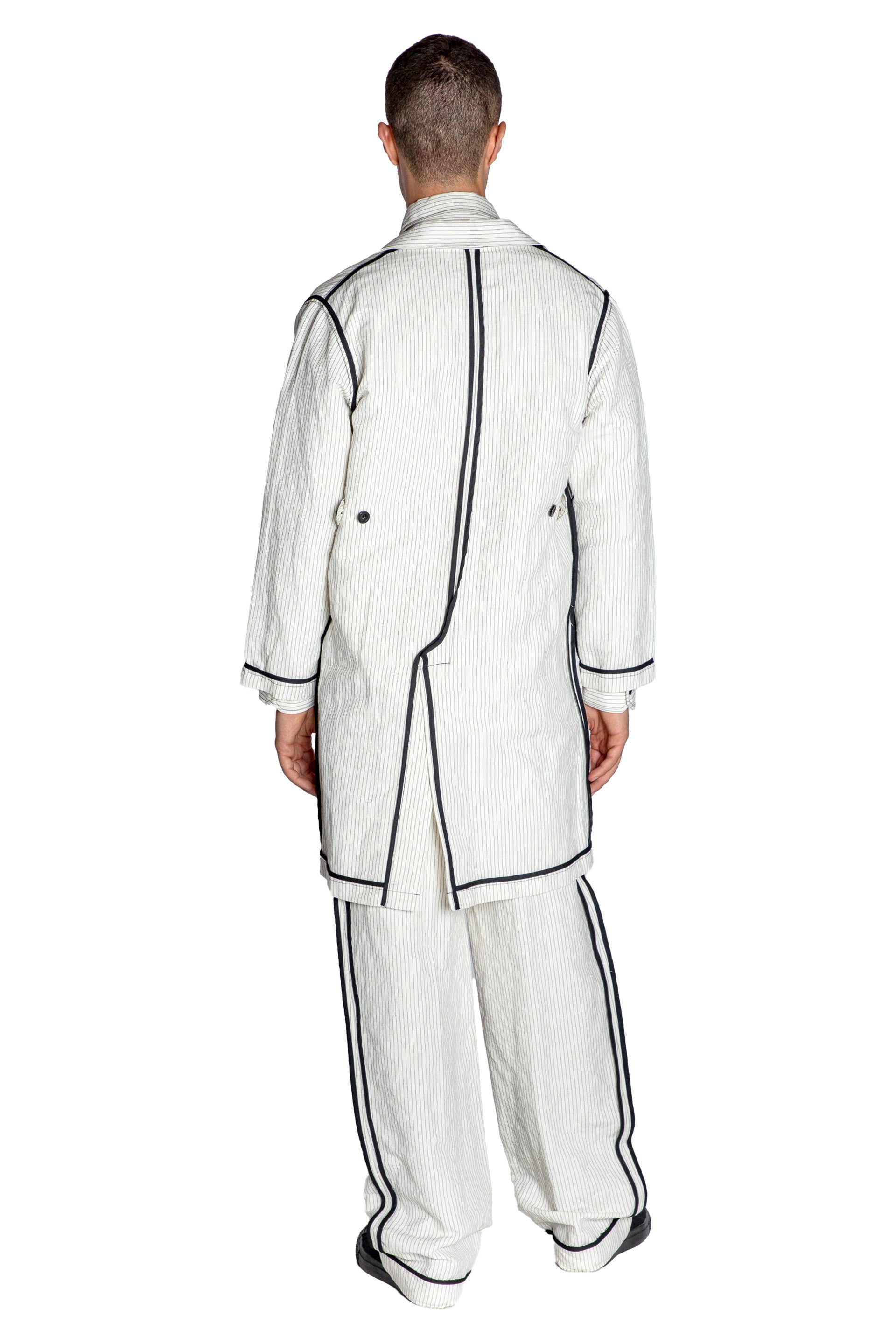 SUMMER PINSTRIPE' INSIDE OUT LAB COAT – Libertine