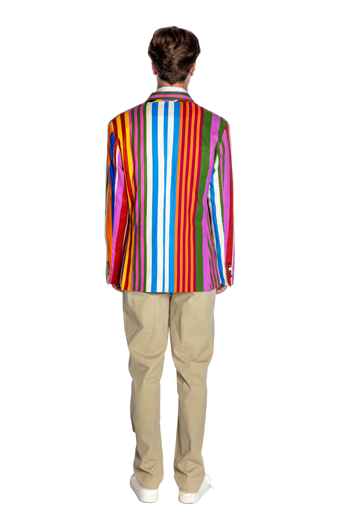 'TANGIER STRIPE' DOUBLE BREASTED JACKET - - Libertine