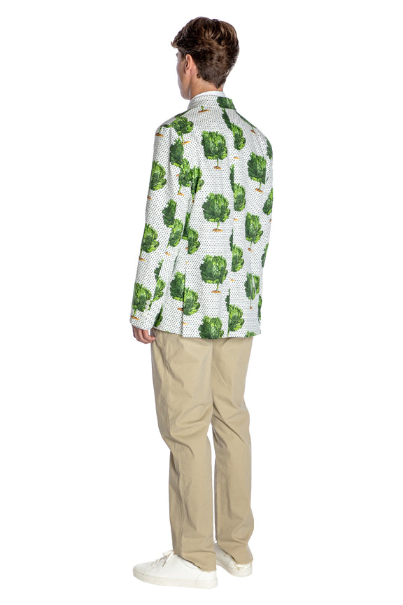 'LETTUCE DANCE TO THE BEET' DOUBLE BREASTED JACKET - - Libertine