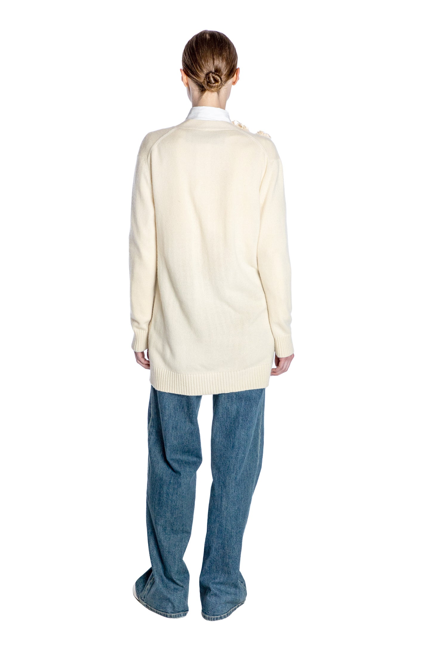 'FABRIC FLOWERS' OVERSIZED CARDIGAN - - Libertine
