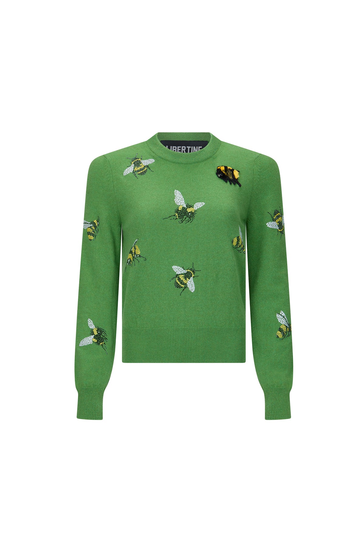 'BUZZ OFF' SHRUNKEN PULLOVER SWEATER - - Libertine