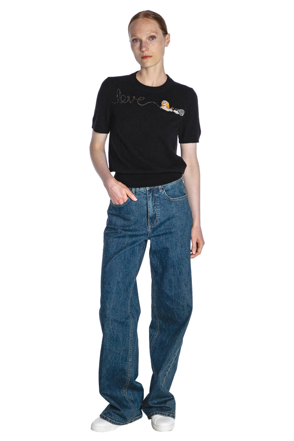 'SNAIL LOVE' SHORT SLEEVE PULLOVER - - Libertine