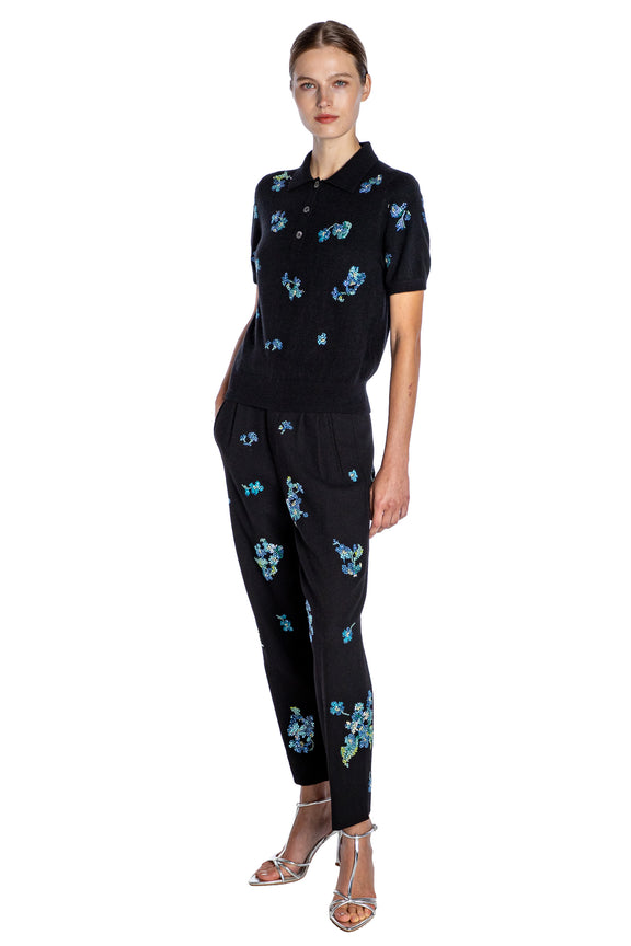 'BLUEBELL LANE' POLO SWEATER - - Libertine