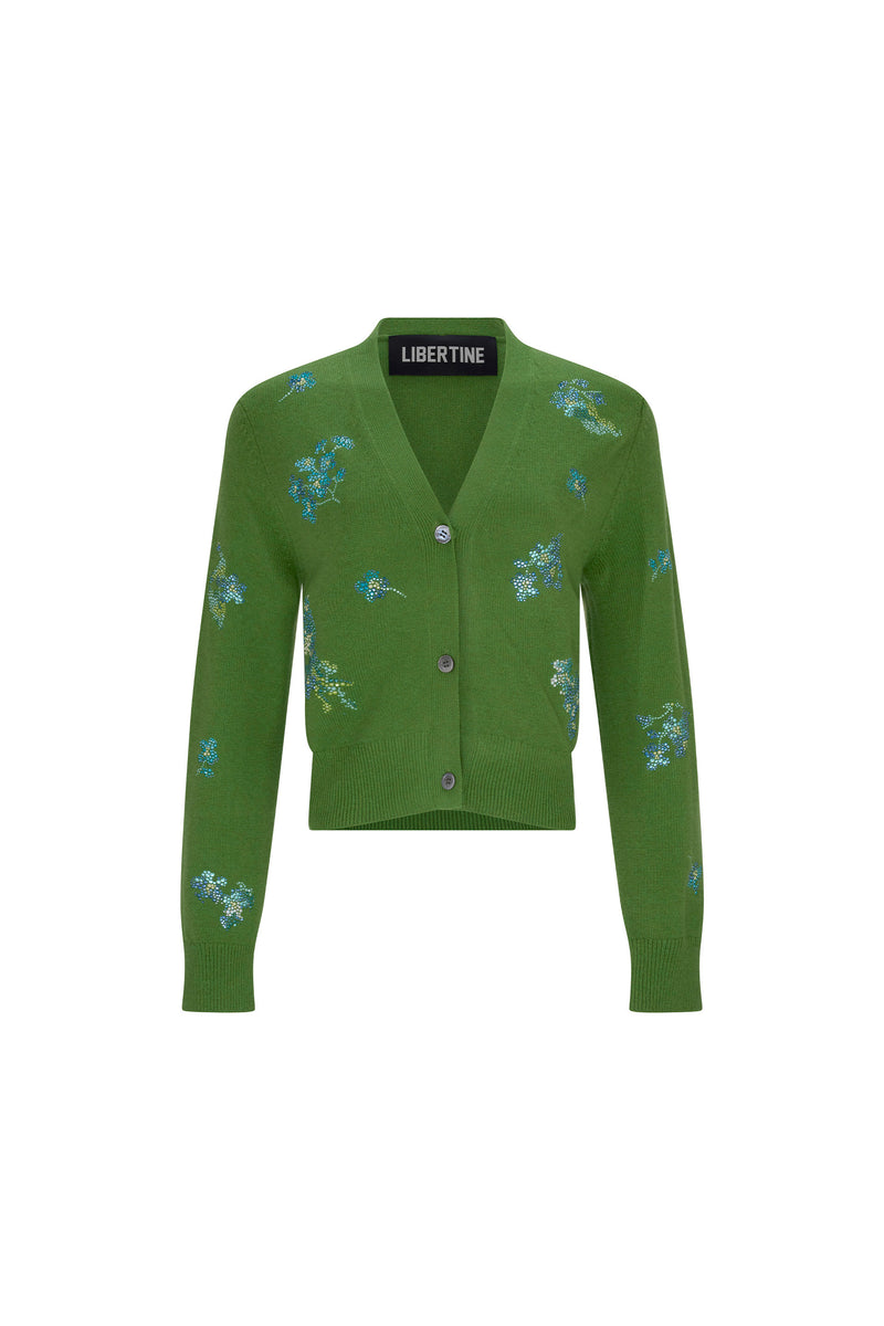 'BLUEBELL LANE' SHRUNKEN CARDIGAN - - Libertine