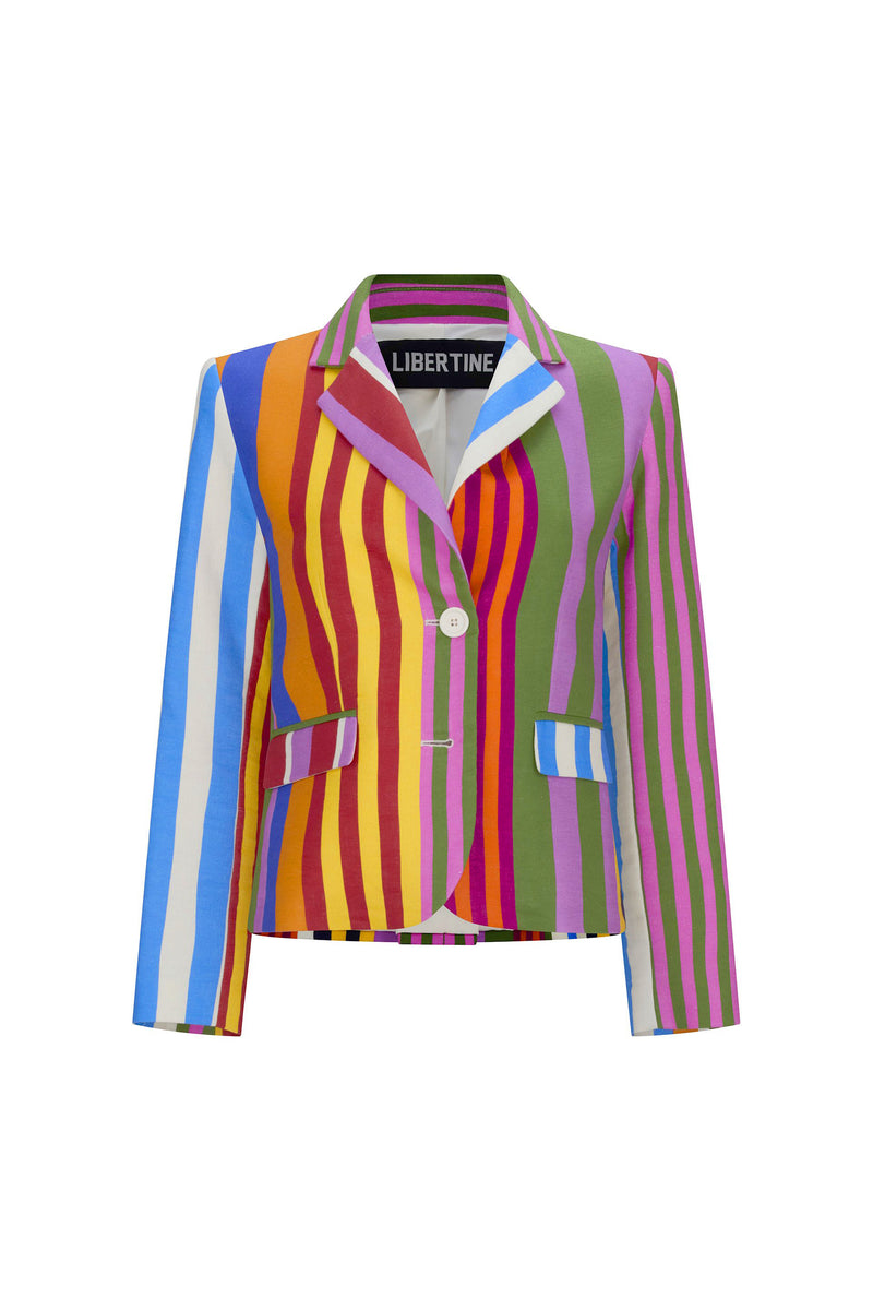 'TANGIER STRIPE' CLASSIC JACKET - - Libertine
