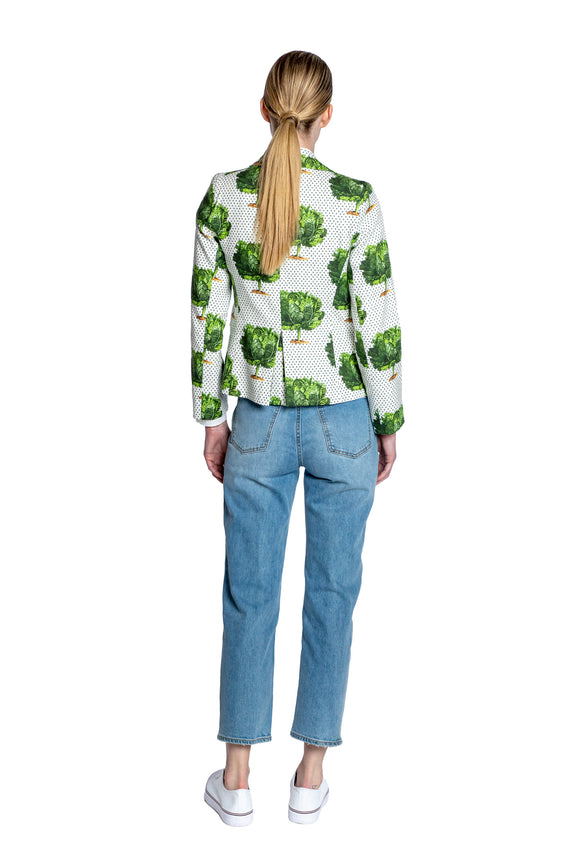 'LETTUCE DANCE TO THE BEET' CLASSIC JACKET WITH PATCH - - Libertine
