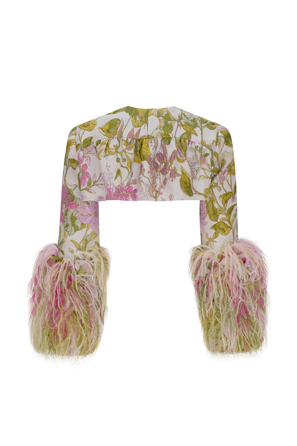 'DIANTHUS' FEATHERED FLY AWAY BOLERO - - Libertine