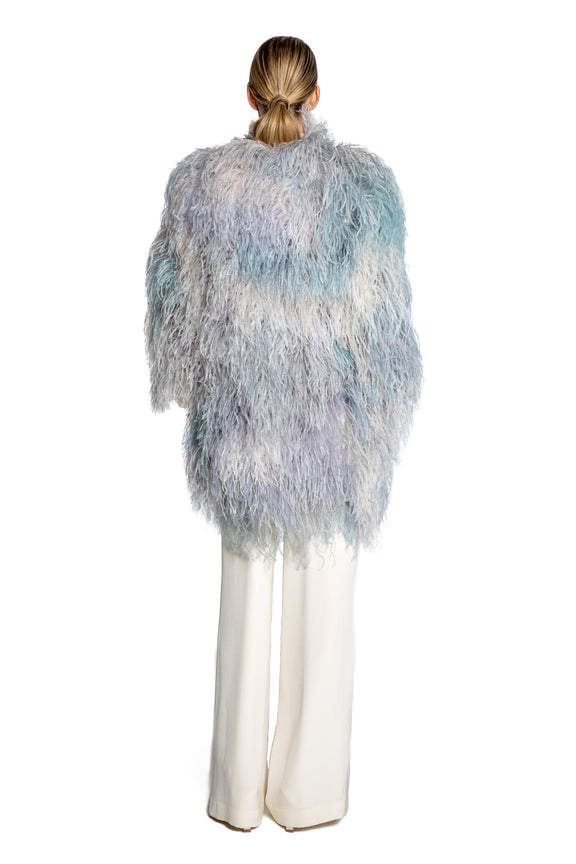 'CUMULUS' FEATHERED COAT - - Libertine