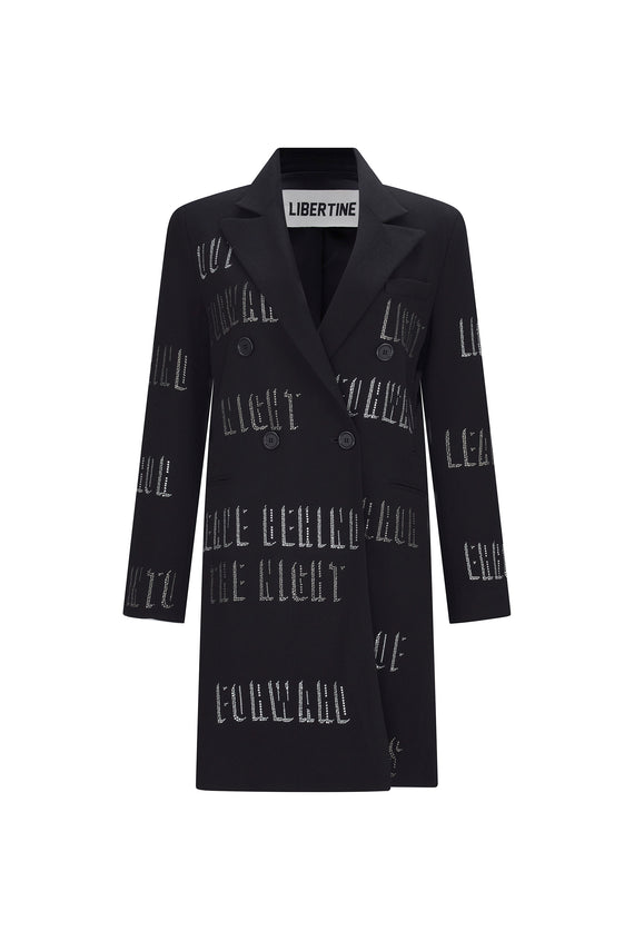 'INTO THE LIGHT' DOUBLE BREASTED COAT - Main image