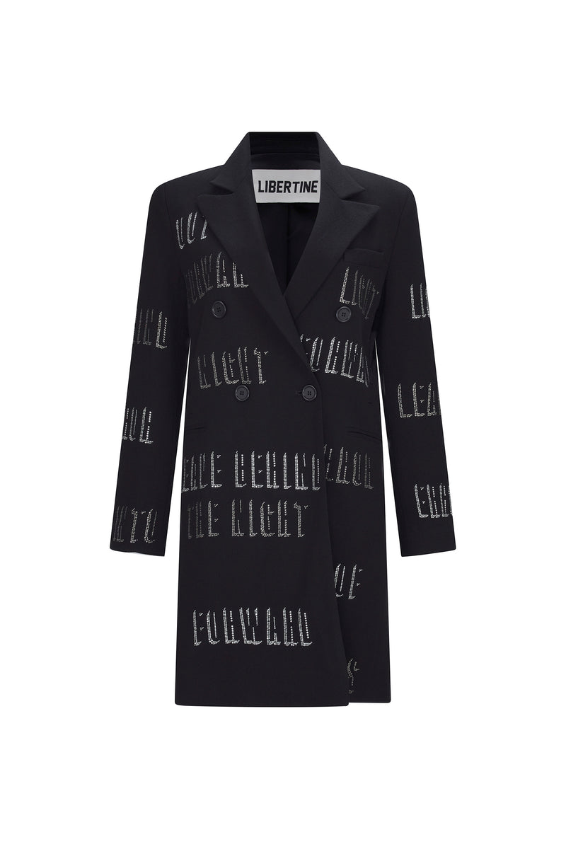 'INTO THE LIGHT' DOUBLE BREASTED COAT - - Libertine