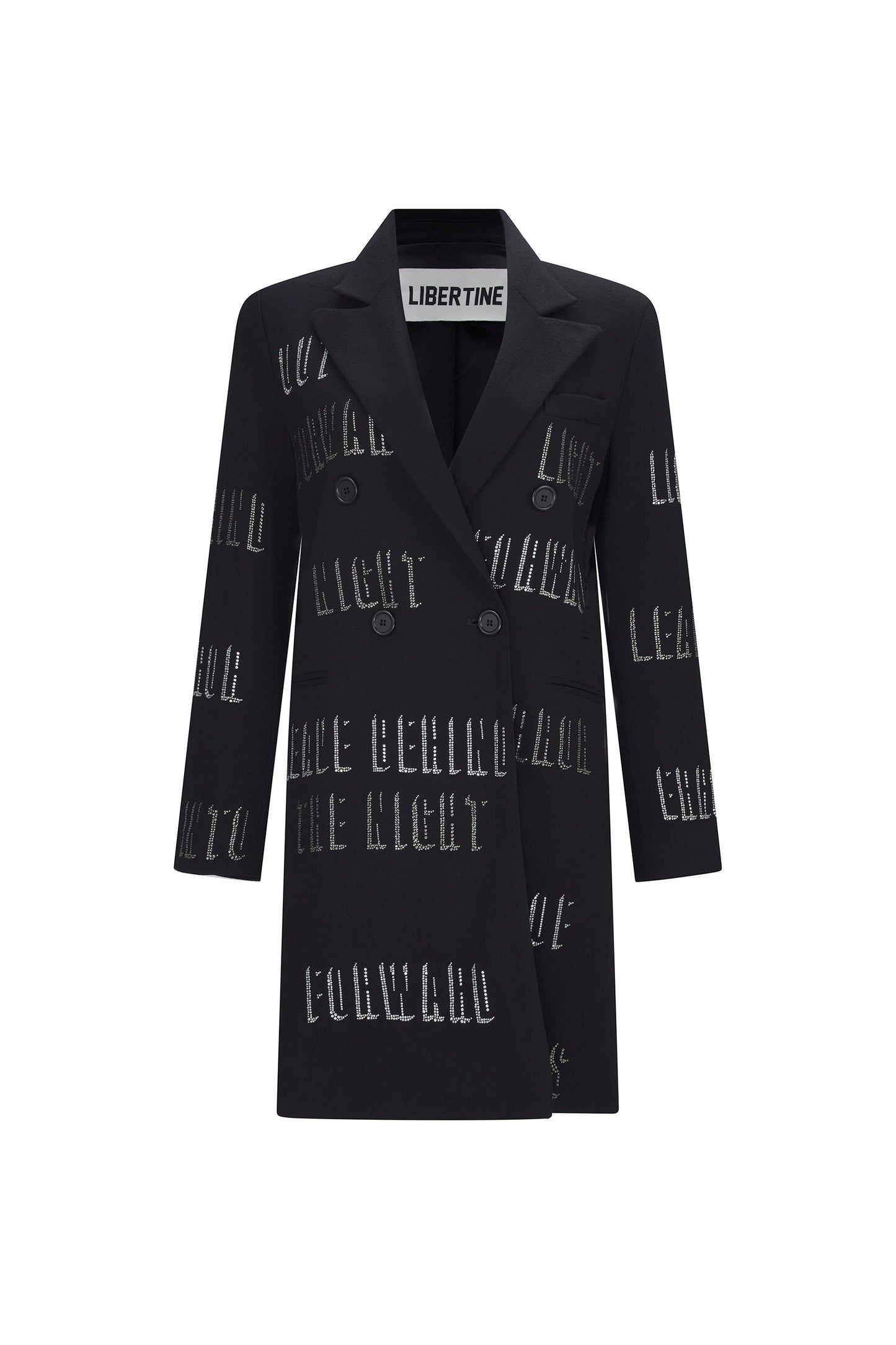 'INTO THE LIGHT' DOUBLE BREASTED COAT