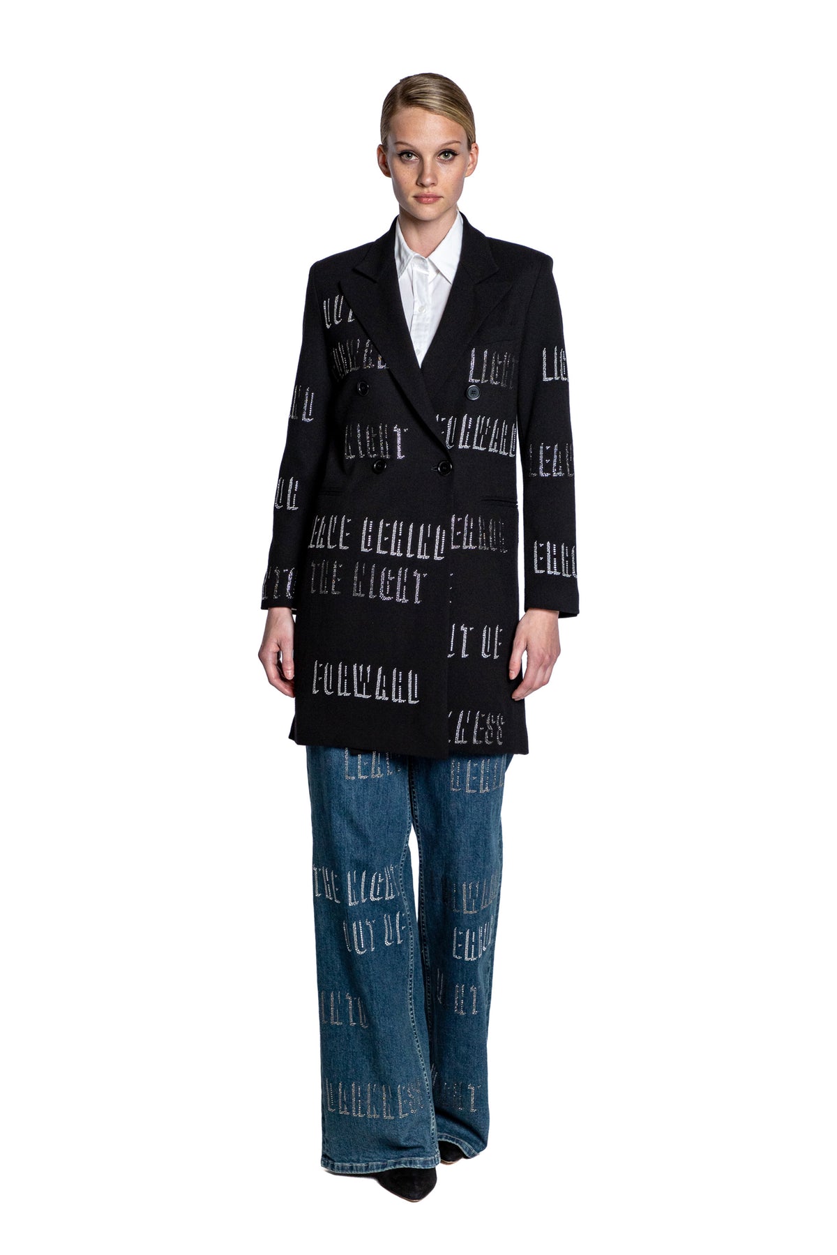 'INTO THE LIGHT' DOUBLE BREASTED COAT - - Libertine