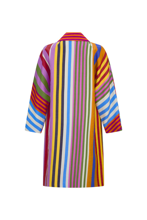 'TANGIER STRIPE' L/S OVERSIZED COAT - - Libertine