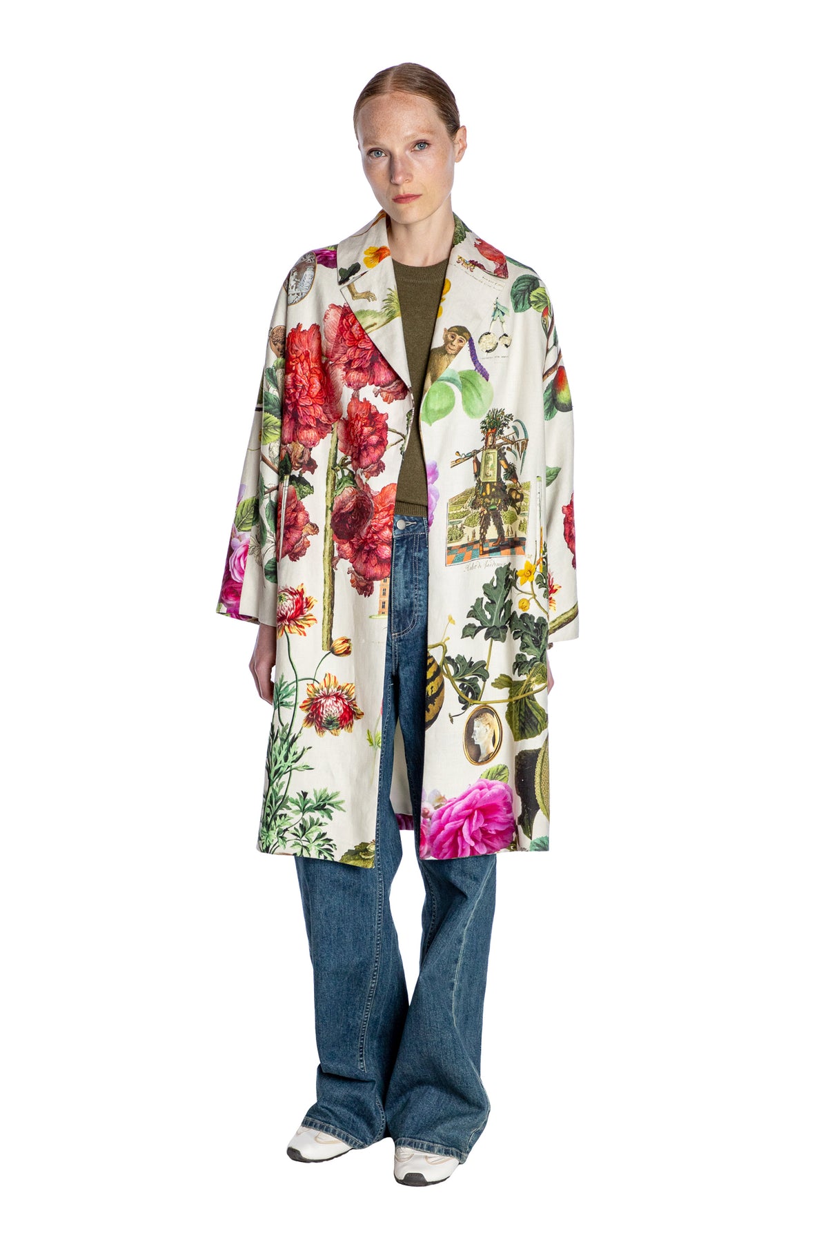 'HOLLYHOCK' L/S OVERSIZED COAT - - Libertine