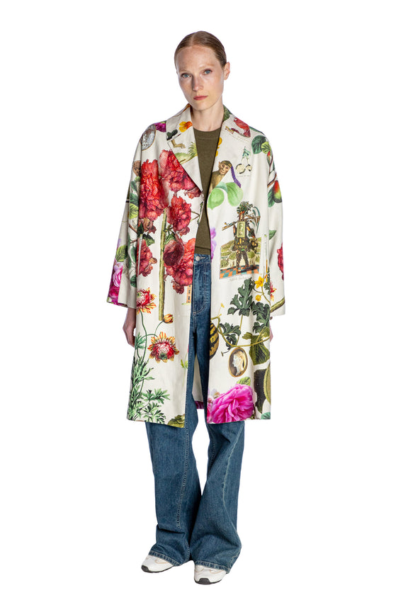 'HOLLYHOCK' L/S OVERSIZED COAT - - Libertine