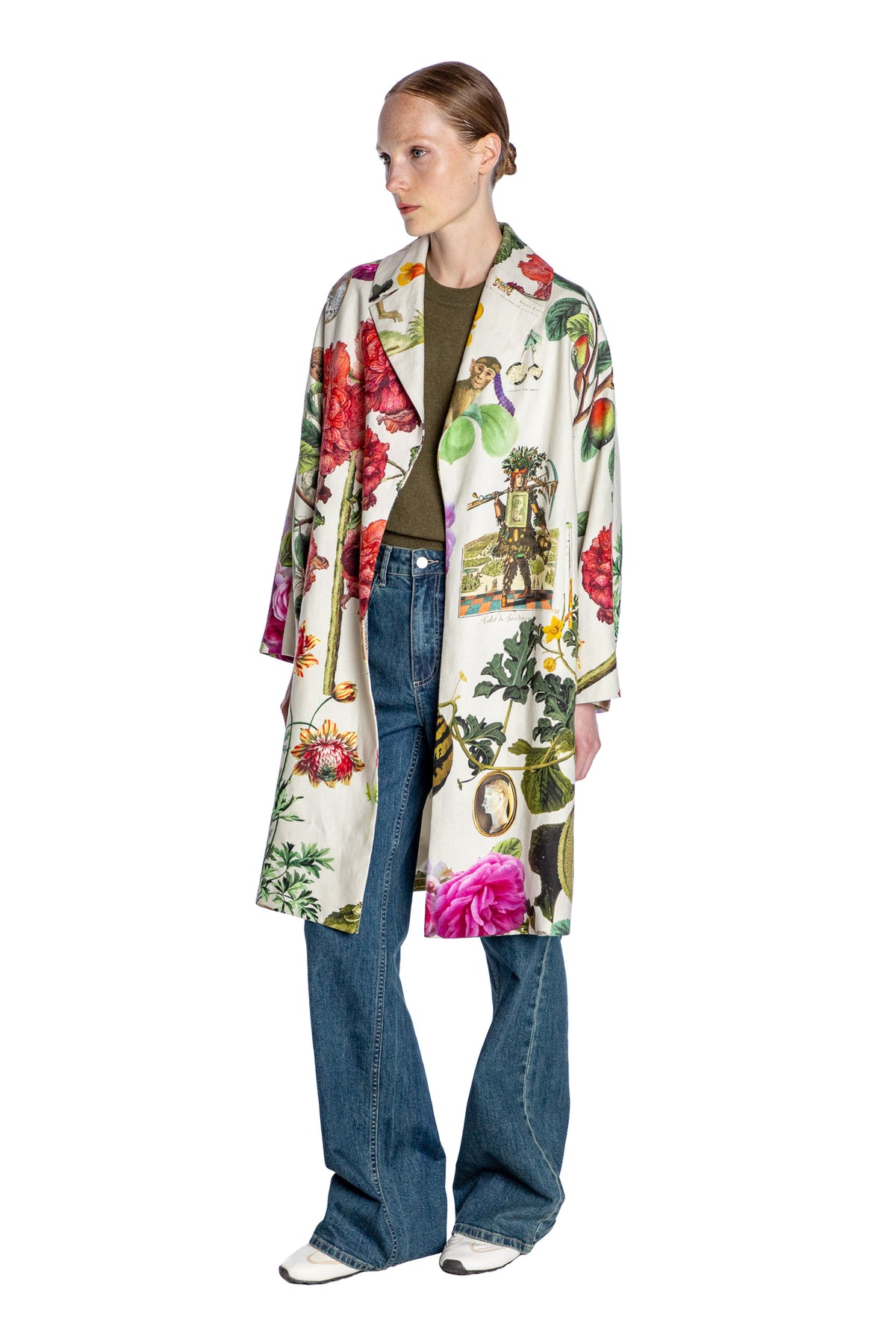 'HOLLYHOCK' L/S OVERSIZED COAT - - Libertine