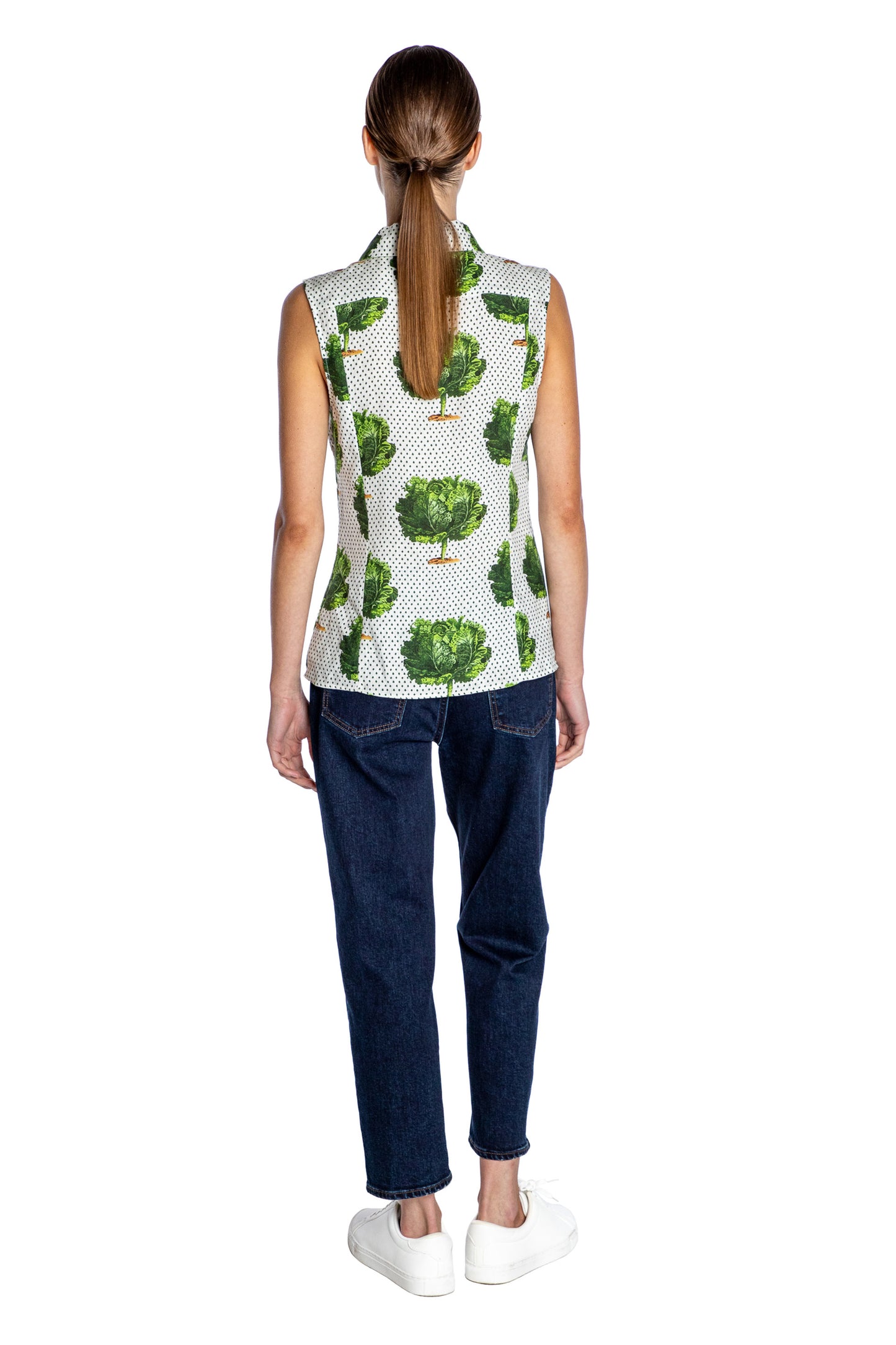 'LETTUCE DANCE TO THE BEET' MARTHA BLOUSE - - Libertine
