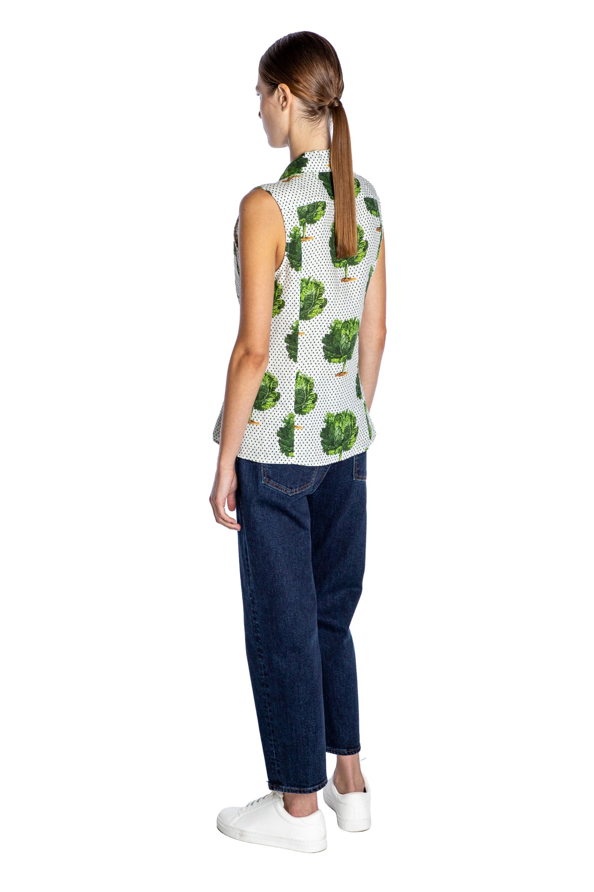 'LETTUCE DANCE TO THE BEET' MARTHA BLOUSE - - Libertine