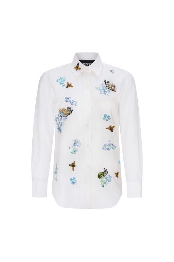 'BUSY GARDEN' NEW CLASSIC SHIRT - - Libertine - Main image