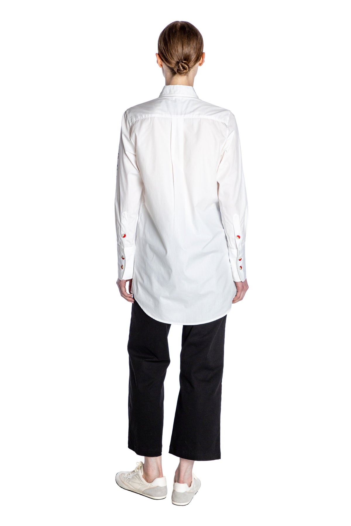 'PAIX SILK SCREEN' LONG CLASSIC SHIRT - - Libertine