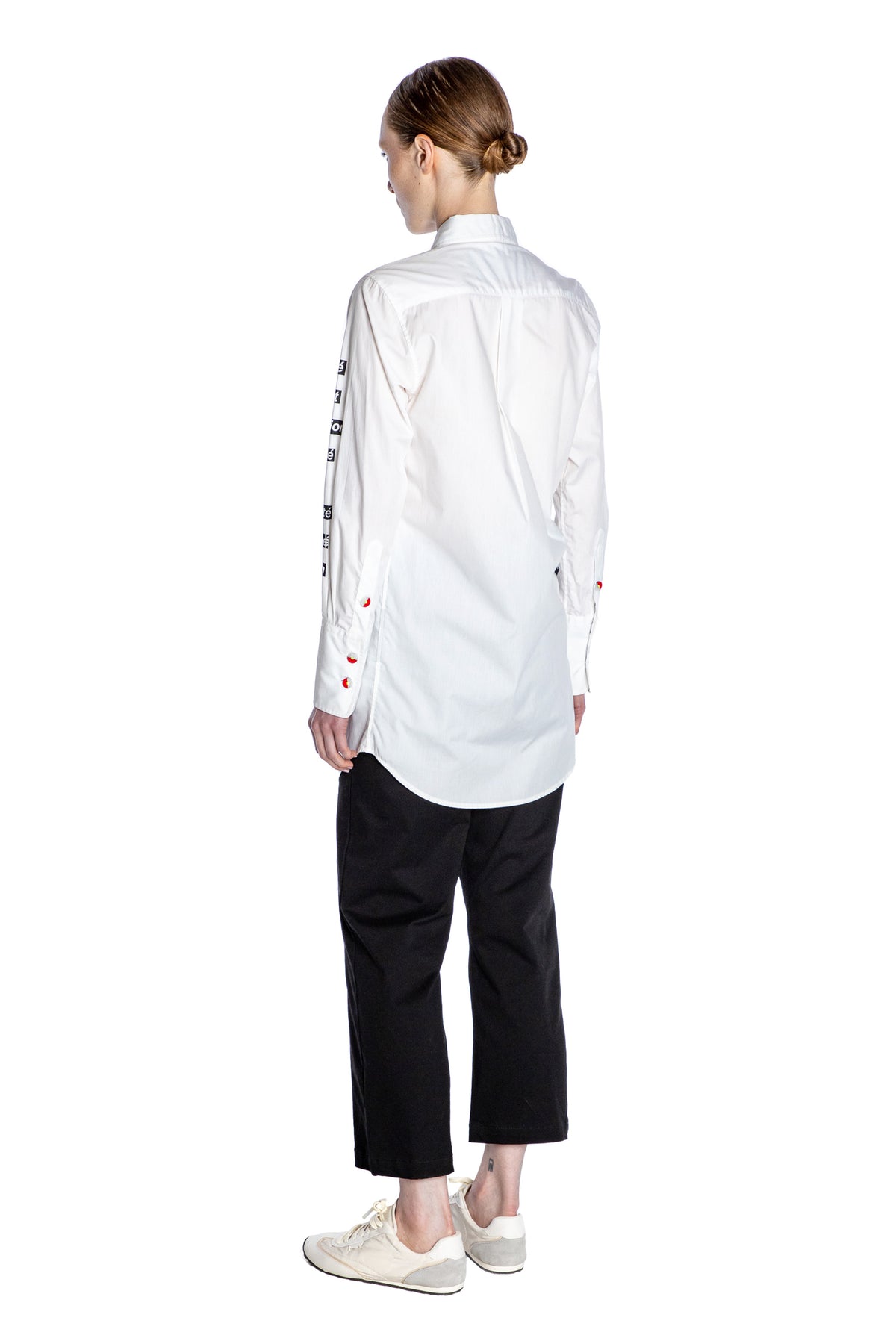 'PAIX SILK SCREEN' LONG CLASSIC SHIRT - - Libertine