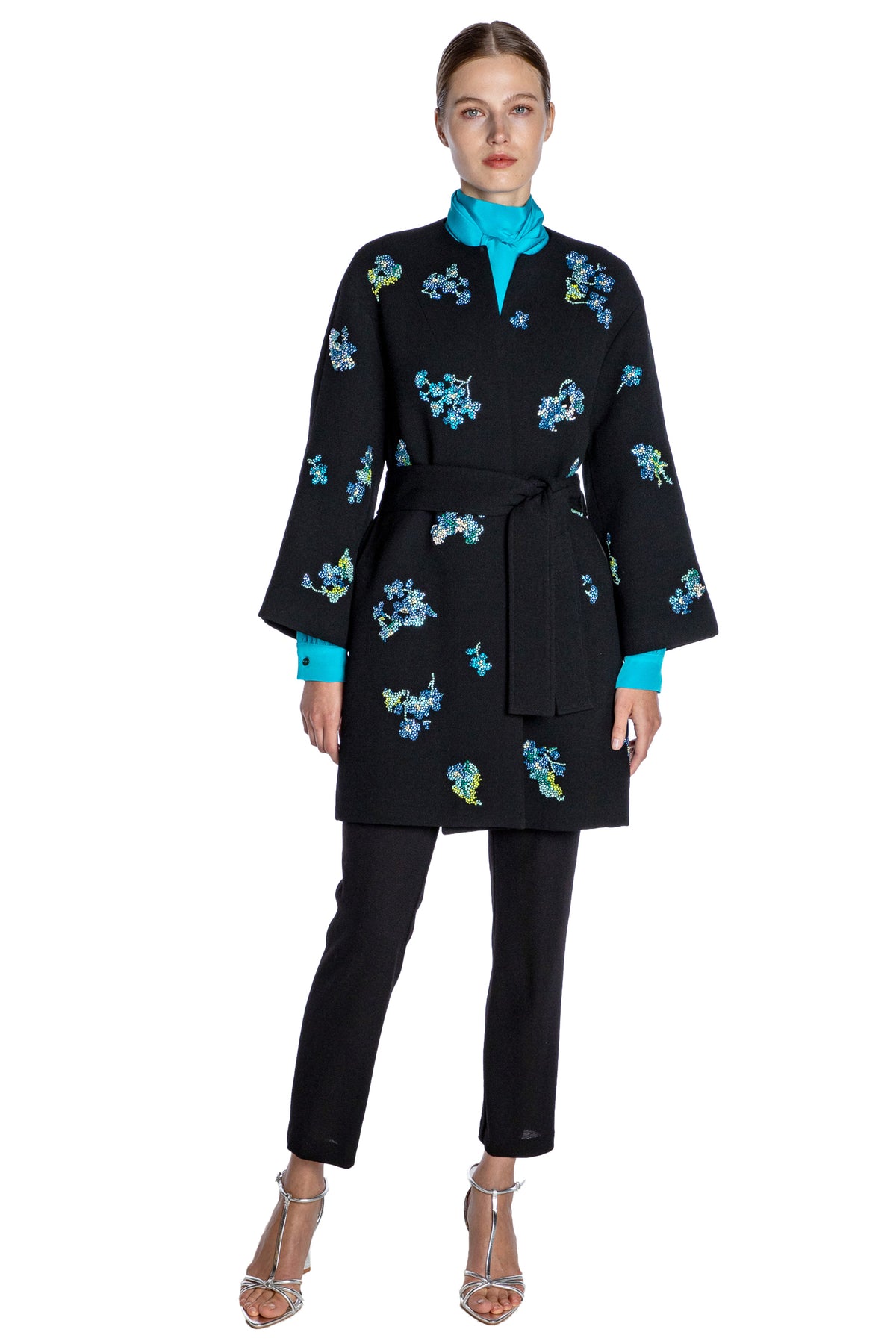 'BLUEBELL LANE' OPERA WRAP COAT - - Libertine