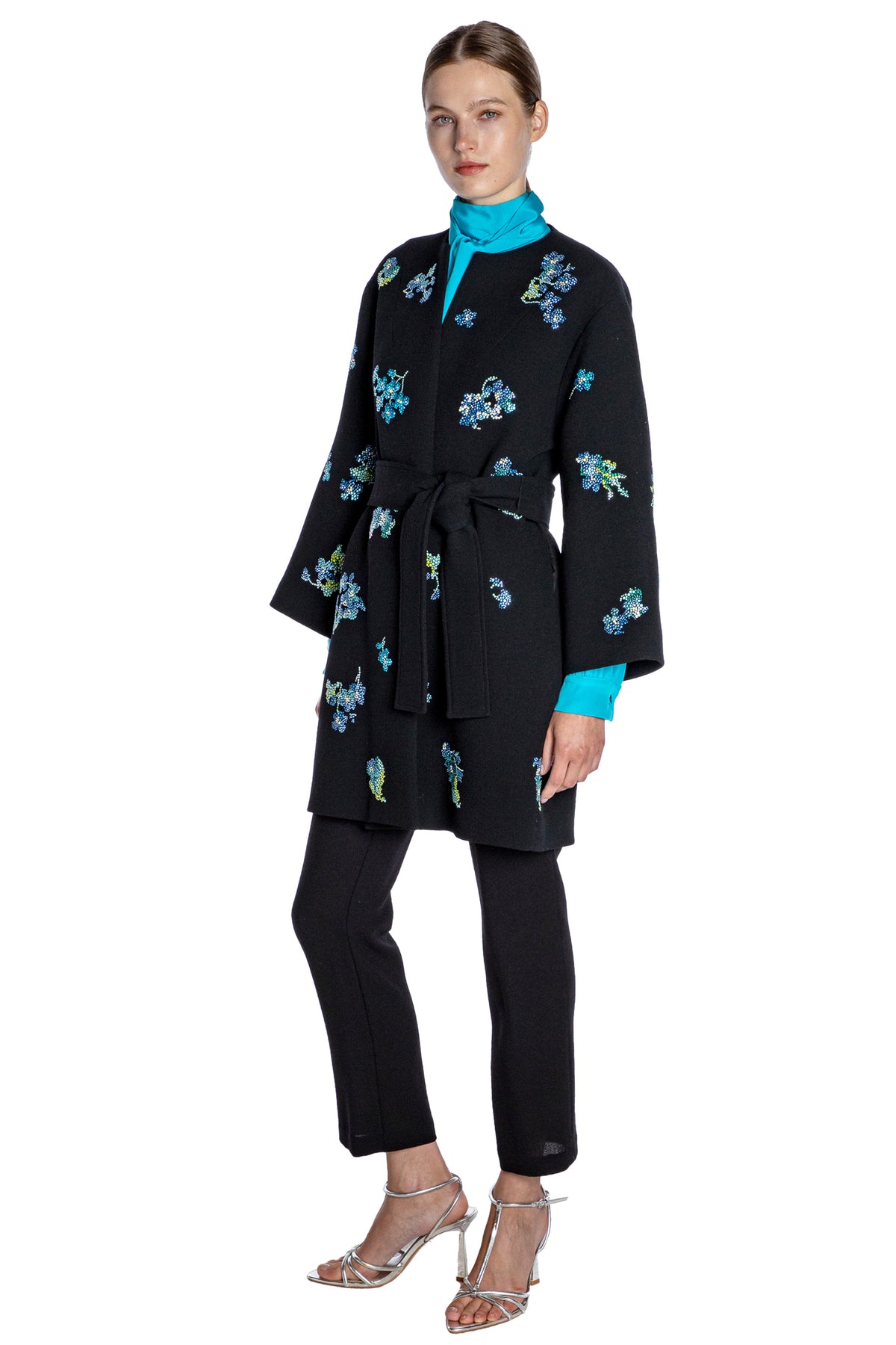 'BLUEBELL LANE' OPERA WRAP COAT - - Libertine