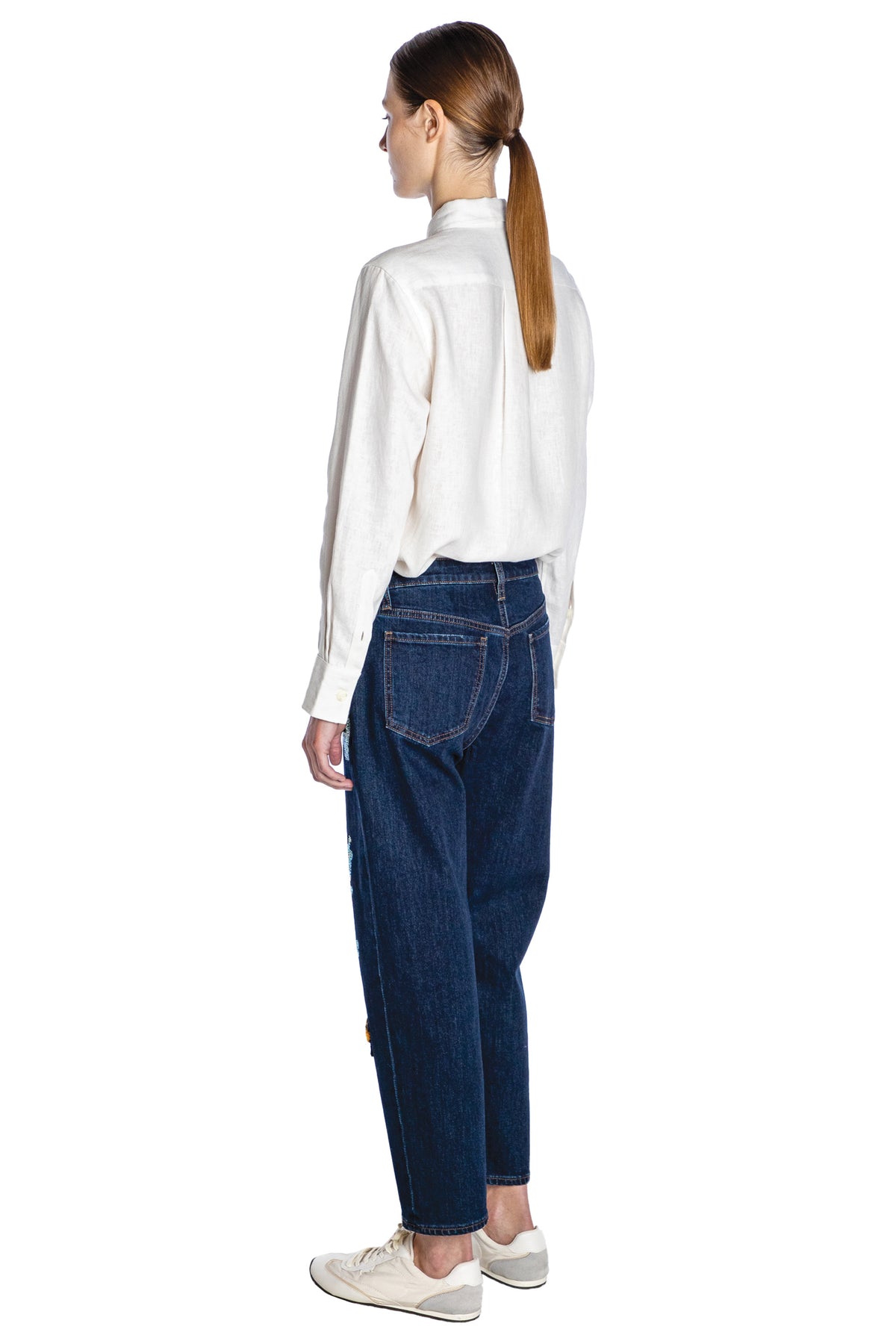'BUSY GARDEN' BOYFRIEND JEAN - - Libertine