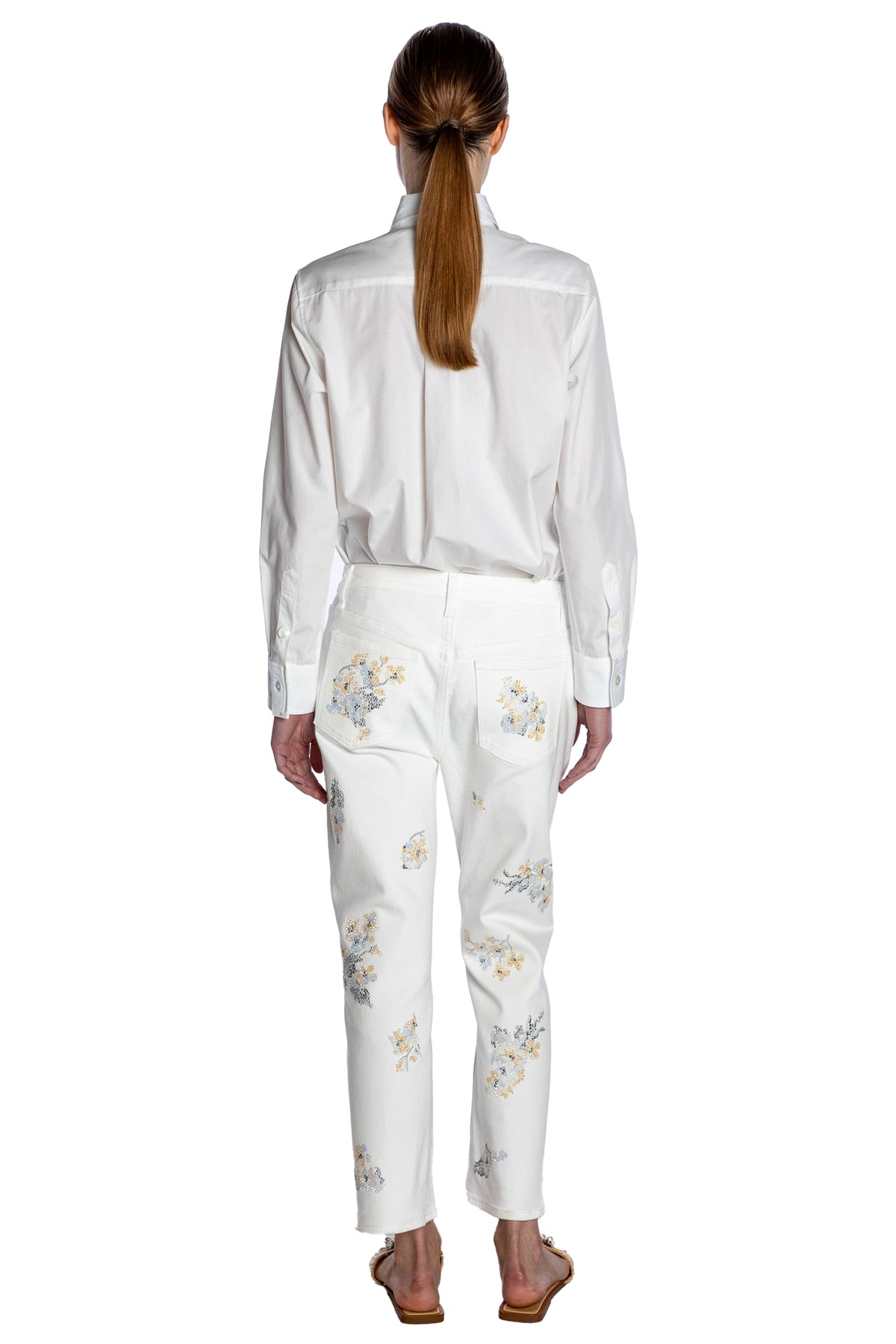 'PORCELAIN GARDEN' BOYFRIEND JEAN - - Libertine