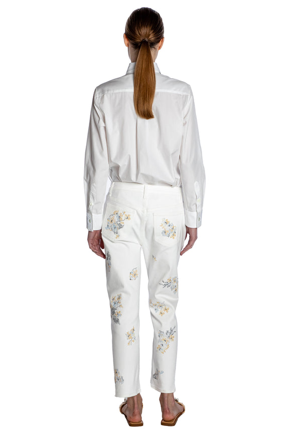 'PORCELAIN GARDEN' BOYFRIEND JEAN - - Libertine
