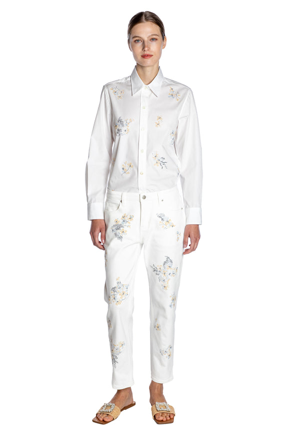 'PORCELAIN GARDEN' BOYFRIEND JEAN - - Libertine