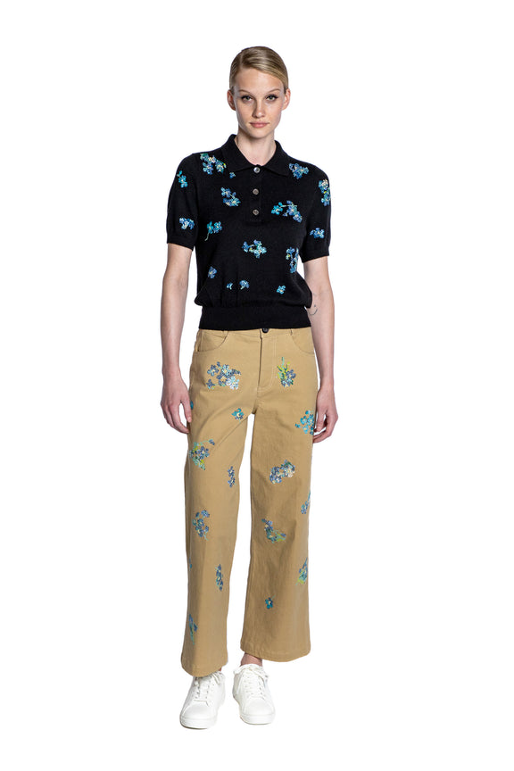 'BLUEBELL LANE' CROPPED WIDE LEG PANT - - Libertine
