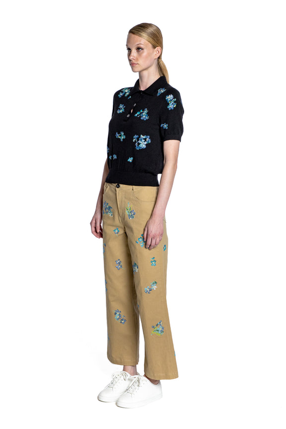 'BLUEBELL LANE' CROPPED WIDE LEG PANT - - Libertine