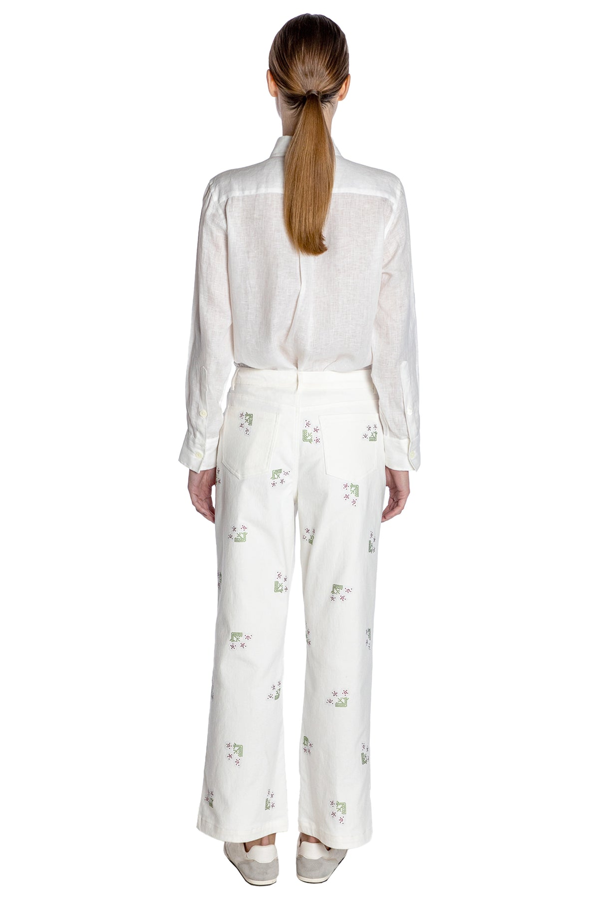'FRENCH GARDEN' CROPPED WIDE LEG PANT - - Libertine