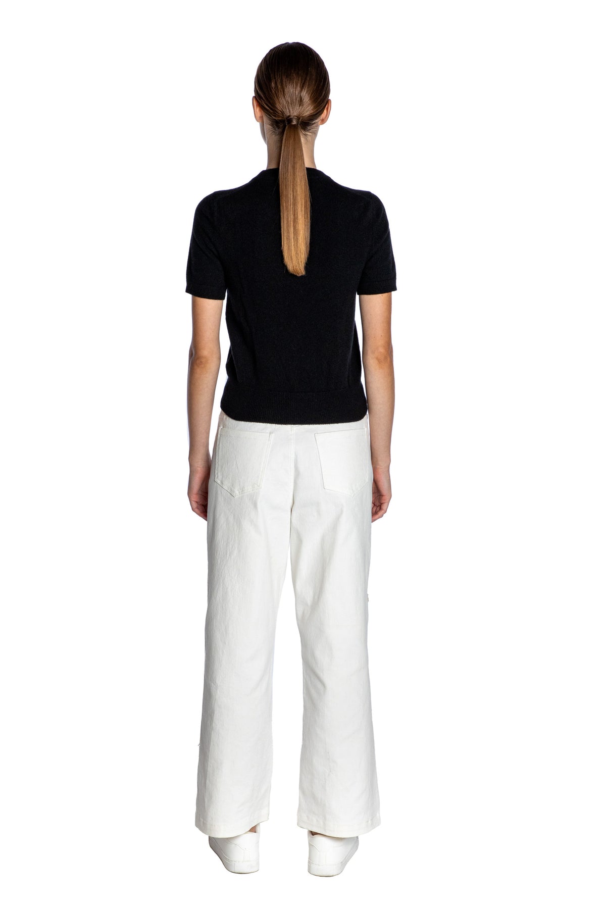 'NERO' CROPPED WIDE LEG PANT - - Libertine