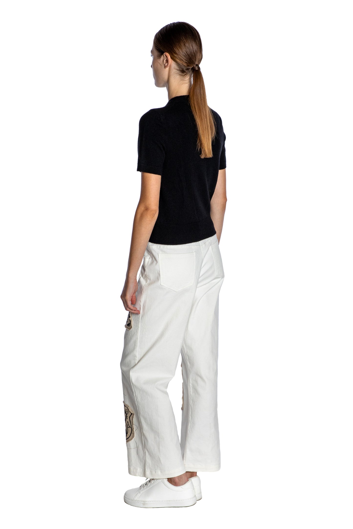 'NERO' CROPPED WIDE LEG PANT - - Libertine