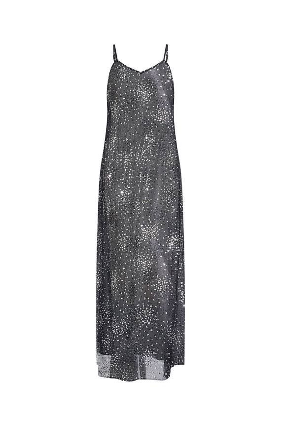 'LUNAR NOIR' CLASSIC SLIP DRESS - - Libertine - Main image