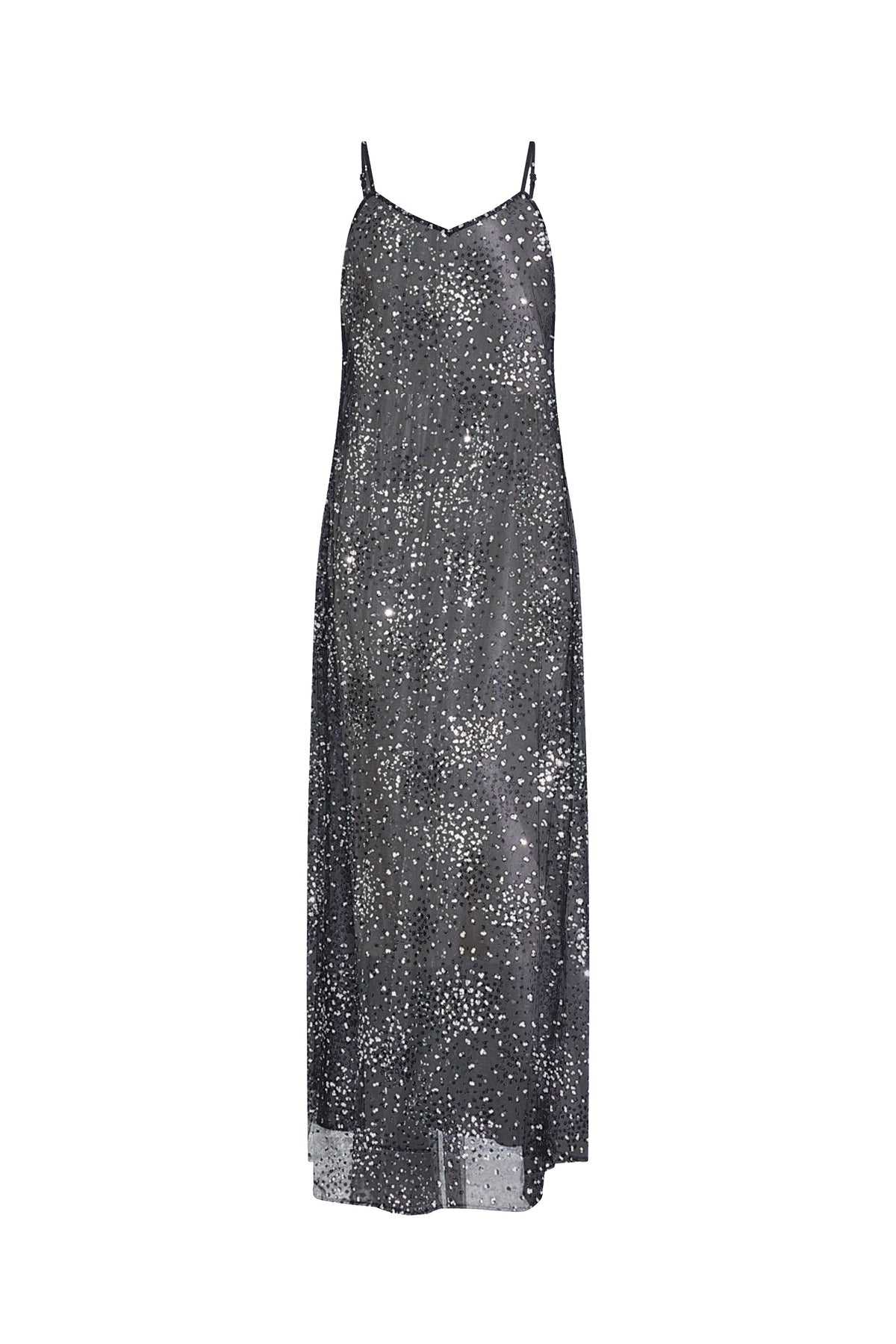'LUNAR NOIR' CLASSIC SLIP DRESS - - Libertine