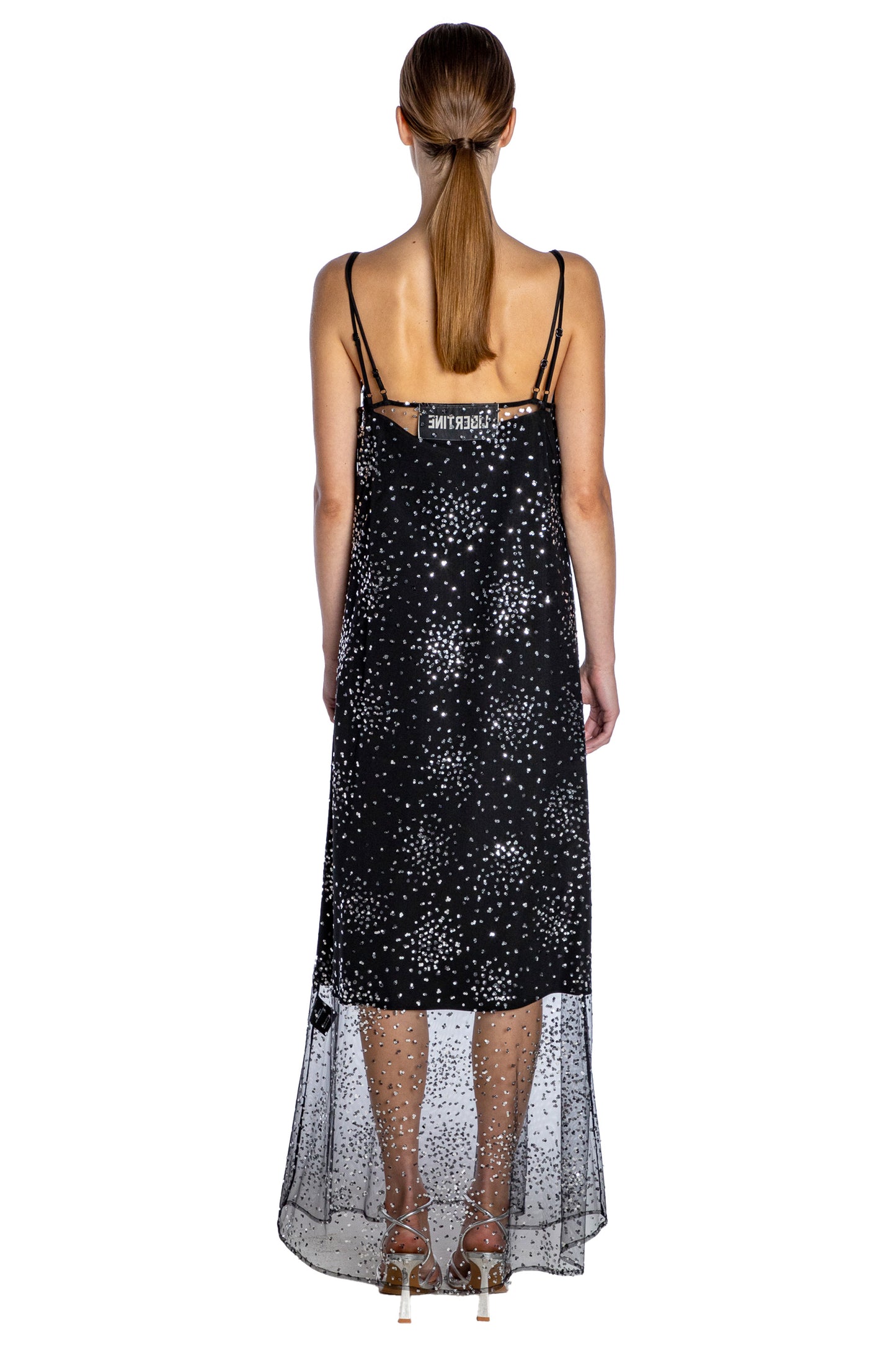 'LUNAR NOIR' CLASSIC SLIP DRESS - - Libertine